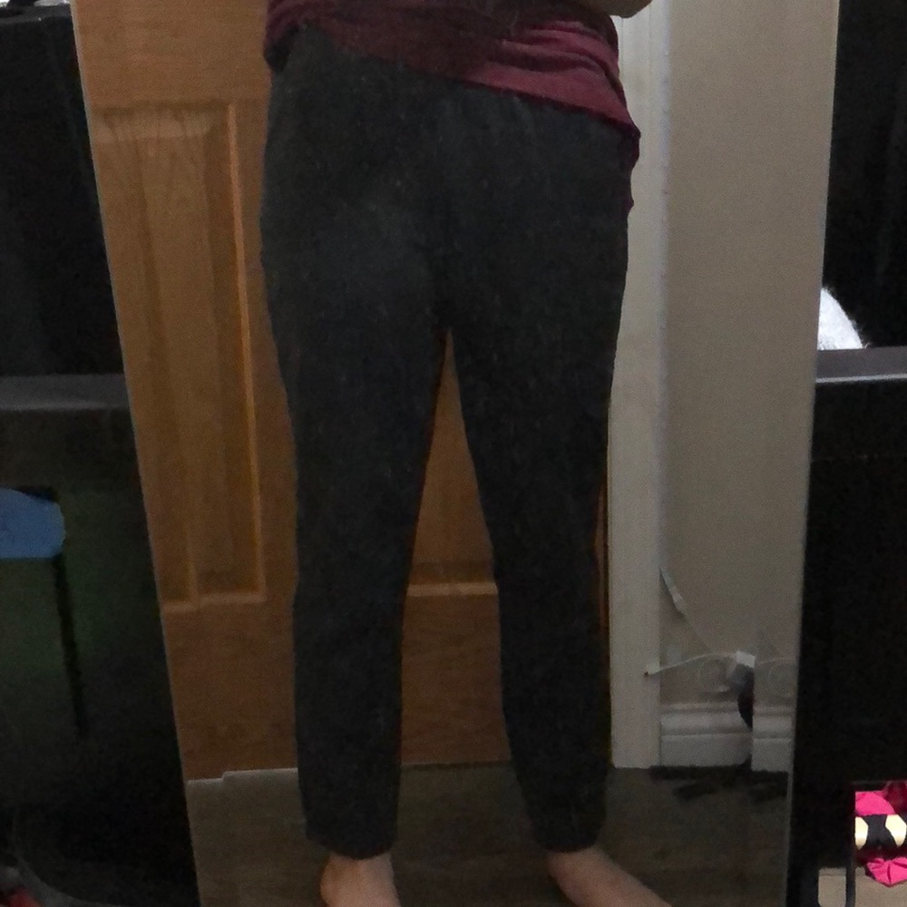 black joggers